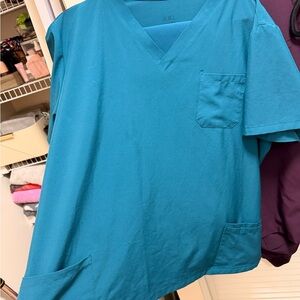Teal scrub set